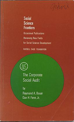The corporate social audit. (Social science frontiers 5) The corporate social audit. (Social science frontiers 5)