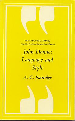 John Donne: language and style. (The language library) John Donne: language and style. (The language library)